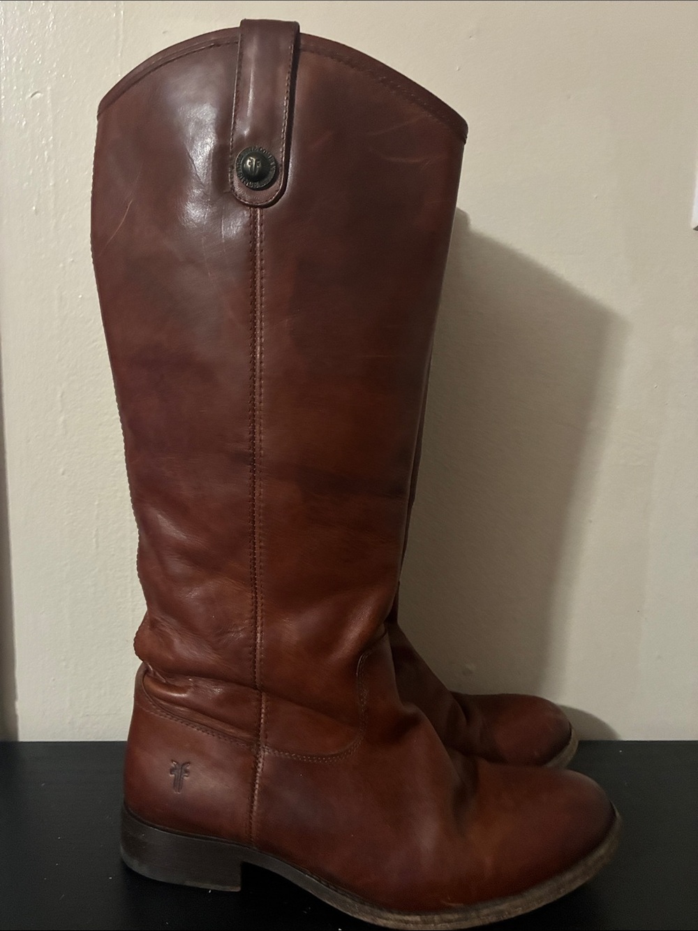 Frye Melissa Button leather riding Boots women’s size 7